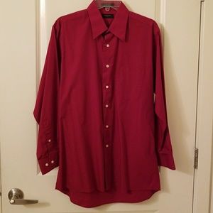 Men's Covington Red Dress Shirt